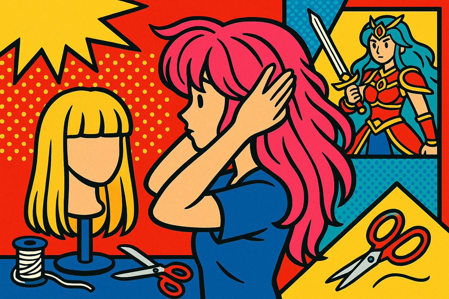 Kā izvēlēties piemērotu parūku savam cosplay tēlam: materiāli un padomi