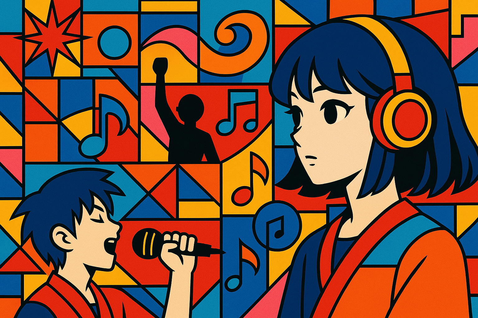 Mūsdienu J-pop ietekme uz anime skaņu celiņiem un tematiku
