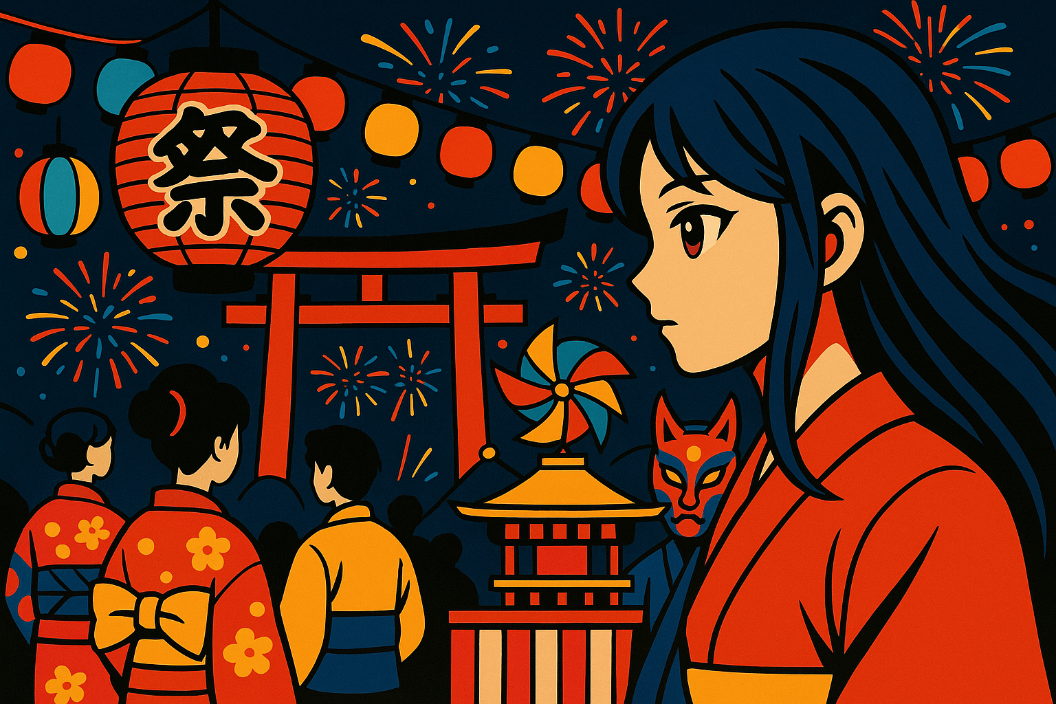 Kā japāņu festivāli ietekmē anime vizuālo estētiku un sižetus