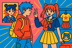 Vai anime ietekmē latviešu jauniešu modes izvēles? Analīze un piemēri